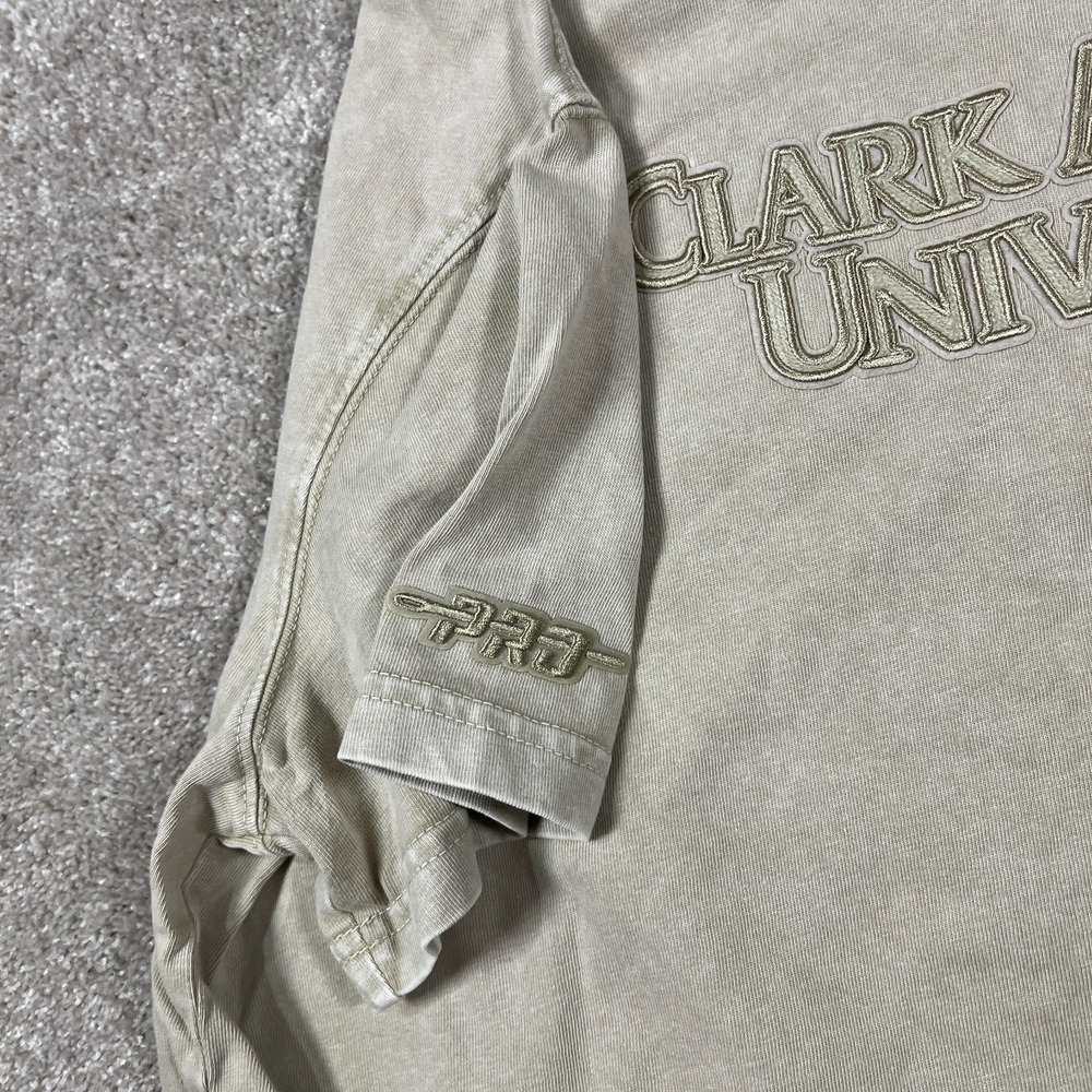 Pro Standard Womens Medium Tan Clark Atlanta University Panthers T-Shirt NWT - Picture 5 of 7